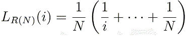 Ranked Likeliness formula